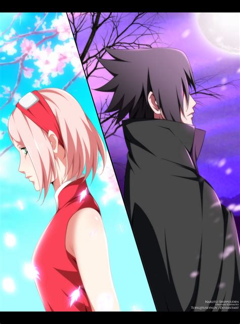 sasuke e sakura fanart